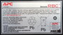 APC APCRBC118, Batterie remplaçable à chaud plomb-acide, 22.27 kg, Gris