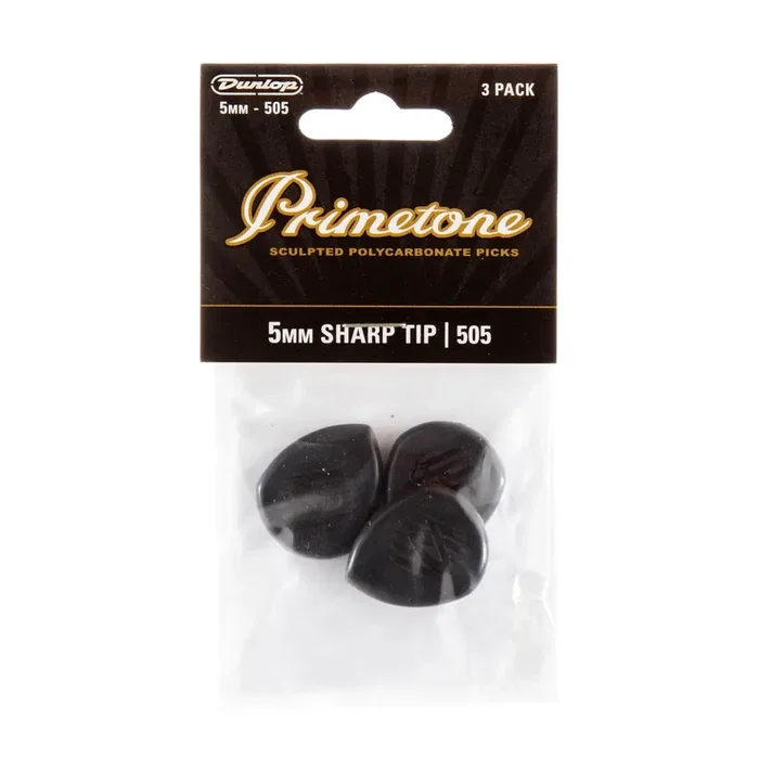 Dunlop Primetone Classic Sharp Tip 5,0 mm (lot de 3)