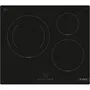 Bosch PUJ611BB5E Série 4 - Table de cuisson induction 60 cm noir - 3 foyers - Dimensions 60 x 52.2 cm
