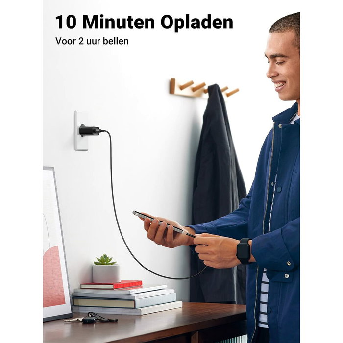 UGREEN Chargeur secteur 20W 1 Port USB-C Noir UGREEN Chargeur secteur 20W 1 Port USB-C Noir