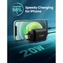 UGREEN Chargeur Secteur USB-C 20W Noir - Recharge Rapide PD Compatible Smartphones et Tablettes - Compact et Sécurisé