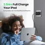 UGREEN Chargeur Secteur USB-C 20W Noir - Recharge Rapide PD Compatible Smartphones et Tablettes - Compact et Sécurisé