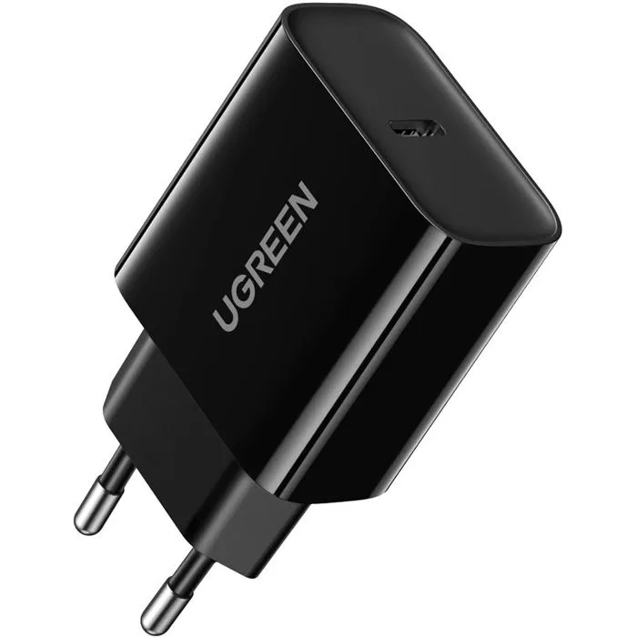 UGREEN Chargeur Secteur USB-C 20W Noir - Recharge Rapide PD Compatible Smartphones et Tablettes - Compact et Sécurisé UGREEN Chargeur Secteur USB-C 20W Noir - Recharge Rapide PD Compatible Smartphones et Tablettes - Compact et Sécurisé