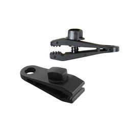 Benson Lot de 4 pinces de serrage pour store et bâche PVC noir Ø0,27 x 8 x 3 cm