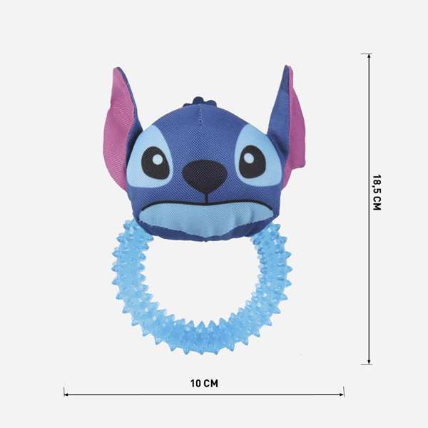 Cerdá Jouet à mâcher pour chien Stitch, 13 x 6 x 22 cm, bleu, à partir de 3 ans