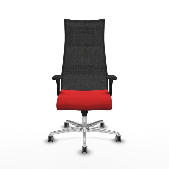 Piqueras y Crespo Fauteuil de Bureau Albacete XL Rouge et Noir