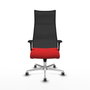 Piqueras y Crespo Fauteuil de Bureau Albacete XL Rouge et Noir
