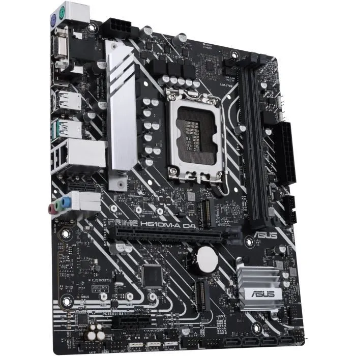 ASUS Carte mère PRIME H610M-A D4-CSM micro-ATX LGA 1700 Intel H610, DDR4, M.2, SATA III ASUS Carte mère PRIME H610M-A D4-CSM micro-ATX LGA 1700 Intel H610, DDR4, M.2, SATA III