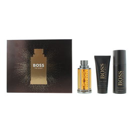 Hugo Boss The Scent Coffret Homme : Gel Douche 100 ml + Eau de Toilette 10 ml + Déodorant Spray Épicé 150 ml