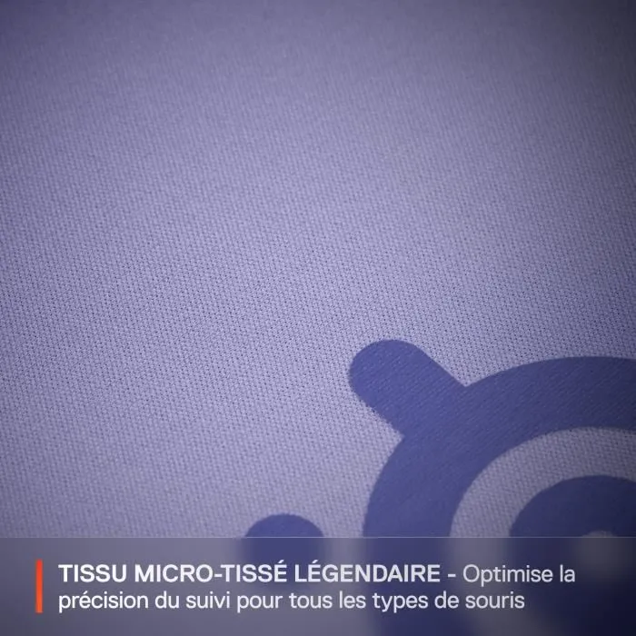 SteelSeries QcK M Tapis de Souris Gaming - Tissu Micro-Tissé - 320 x 270 x 2 mm - Lavande SteelSeries QcK M Tapis de Souris Gaming - Tissu Micro-Tissé - 320 x 270 x 2 mm - Lavande