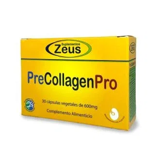 ZEUS Precollagen Pro 30 gélules - Complément alimentaire collagène UC-II, acide hyaluronique, vitamines C, D3, K2, zinc, cuivre, manganèse ZEUS Precollagen Pro 30 gélules - Complément alimentaire collagène UC-II, acide hyaluronique, vitamines C, D3, K2, zinc, cuivre, manganèse