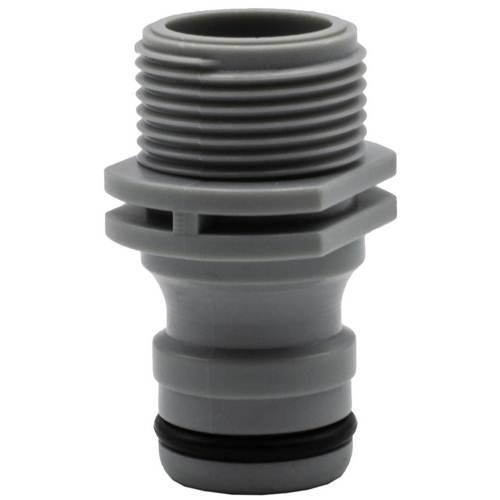 Riegolux Adaptateur de robinet mâle grand débit 3/4'' BL Riegolux Adaptateur de robinet mâle grand débit 3/4'' BL