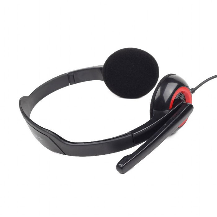 GEMBIRD Casque avec microphone pour visioconférence avec contrôle du volume - 2 Jack (micro et audio)