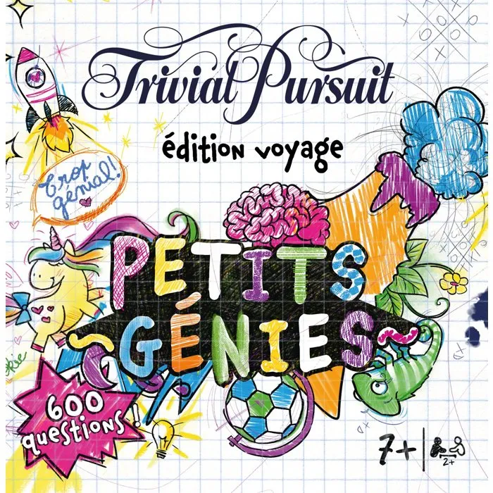 Winning Moves Trivial Pursuit Voyage Les petits génies Jeu de Société pour Enfants dès 7 ans, 2 Joueurs Minimum Winning Moves Trivial Pursuit Voyage Les petits génies Jeu de Société pour Enfants dès 7 ans, 2 Joueurs Minimum