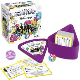 Winning Moves Trivial Pursuit Voyage Les petits génies Jeu de Société pour Enfants dès 7 ans, 2 Joueurs Minimum