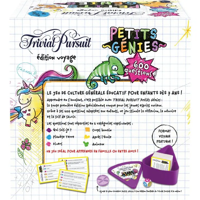 Winning Moves Trivial Pursuit Voyage Les petits génies Jeu de Société pour Enfants dès 7 ans, 2 Joueurs Minimum Winning Moves Trivial Pursuit Voyage Les petits génies Jeu de Société pour Enfants dès 7 ans, 2 Joueurs Minimum