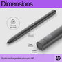 HP Stylet rechargeable ultra-plat pour HP ProBook Education - Compatible avec certains modèles, rechargement rapide par broches Pogo