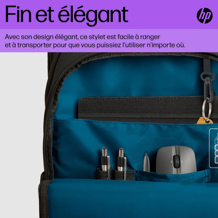 HP Stylet rechargeable ultra-plat pour HP ProBook Education - Compatible avec certains modèles, rechargement rapide par broches Pogo