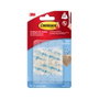 3M 17006clr Command Mini Crochets Transparents 22 x 29 x 11 mm 6 Pièces + 8 Bandes Max 225 g