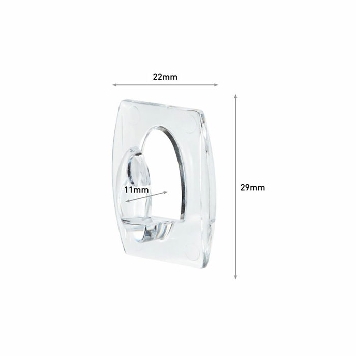 Crochet pour suspendre 3M 225 g Transparent Plastique (6 Unités)