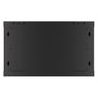 Lanberg Armoire Mural Rack 19 Pouces 6U Noir Acier WF01-6606-00B