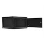 Lanberg Armoire Mural Rack 19 Pouces 6U Noir Acier WF01-6606-00B