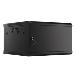 Lanberg Armoire Mural Rack 19 Pouces 6U Noir Acier WF01-6606-00B