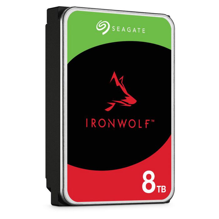 Seagate IronWolf - Disque dur NAS interne 8 To, 3.5", SATA 6 Gb/s, pour systèmes multi-bay, AgileArray