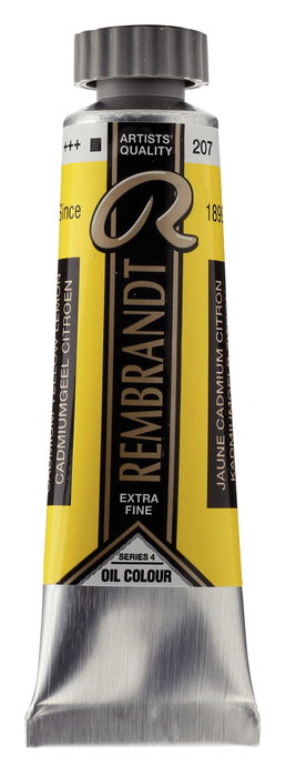 Rembrandt Peinture à l'huile Jaune Cadmium Citron 207, 15 ml Rembrandt Peinture à l'huile Jaune Cadmium Citron 207, 15 ml