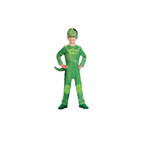 PJ Masks Déguisement Gekko Vert Taille 5-6 Ans PJ Masks Déguisement Gekko Vert Taille 5-6 Ans