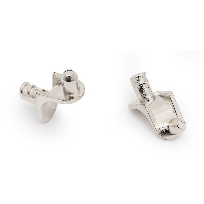 HERRAJES ALK Piv.D5 Support d'étagère Pinxo pivotant pour bois avec finition nickel