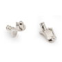 HERRAJES ALK Piv.D5 Support d'étagère Pinxo pivotant pour bois avec finition nickel