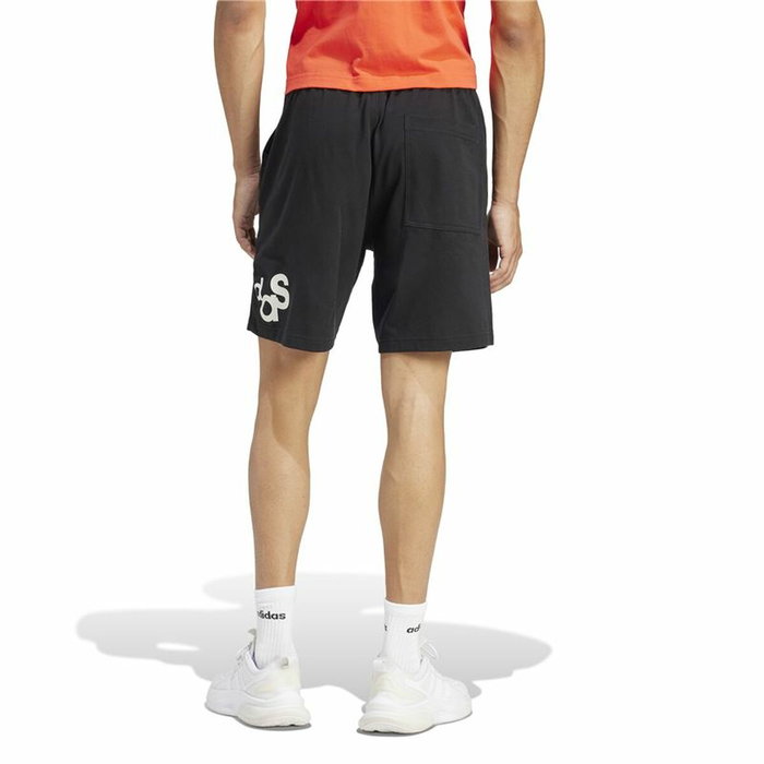 Short de Sport Adidas Bl Short Q1 Graphic Noir