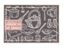 Kinvara Tapis Multiusage My Kitchen 40x60 cm Gris Polyamide (Set de 24)