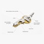 Porte-clés polyvalent True Keytool tu247k 8 Fonctions