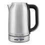 KitchenAid 5KEK1701 ESX Bouilloire électrique en acier inoxydable avec chauffage précis et 7 températures (50°C à 100°C)