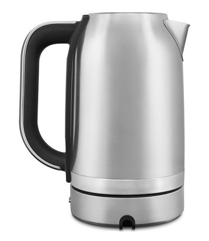 KitchenAid 5KEK1701 ESX Bouilloire électrique en acier inoxydable avec chauffage précis et 7 températures (50°C à 100°C)