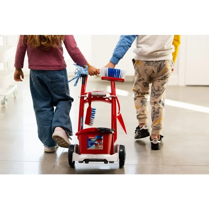 Vileda Chariot de ménage avec accessoires - Klein Modèle 6741 Vileda Chariot de ménage avec accessoires - Klein Modèle 6741