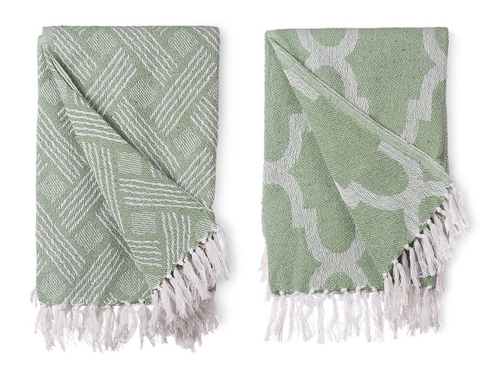GIFTDECOR Multiuso Jacquard Verde 125 x 150 cm