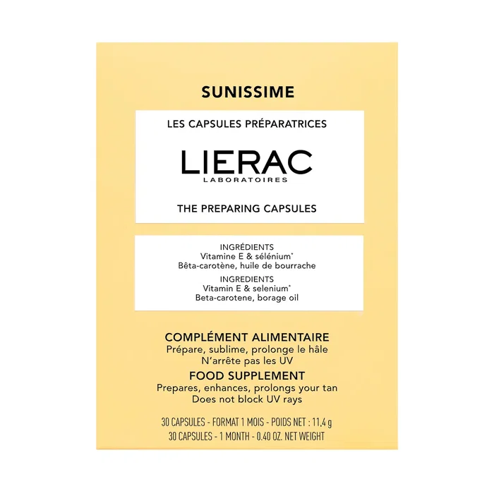 Lierac Sunissime Enhance & Prolong Tan, 30 capsules Lierac Sunissime Enhance & Prolong Tan, 30 capsules