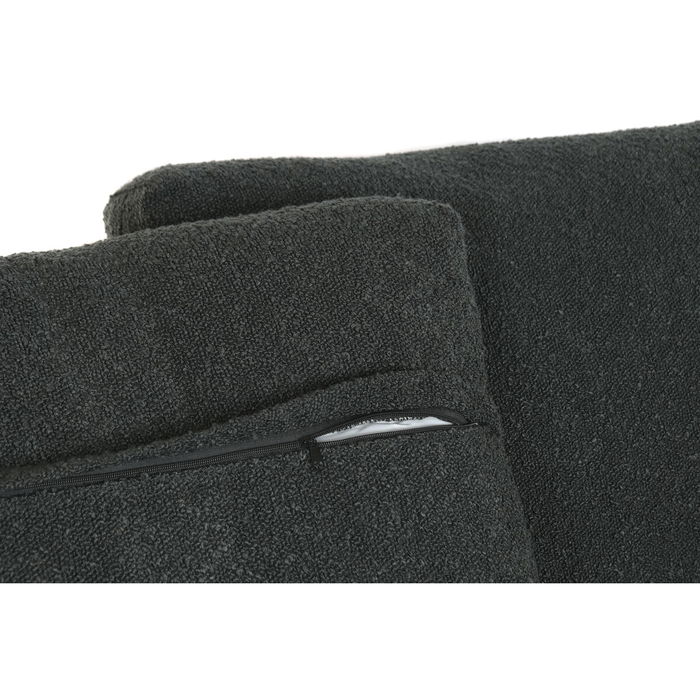 Canapé Home ESPRIT Noir Naturel 195 x 90 x 78 cm