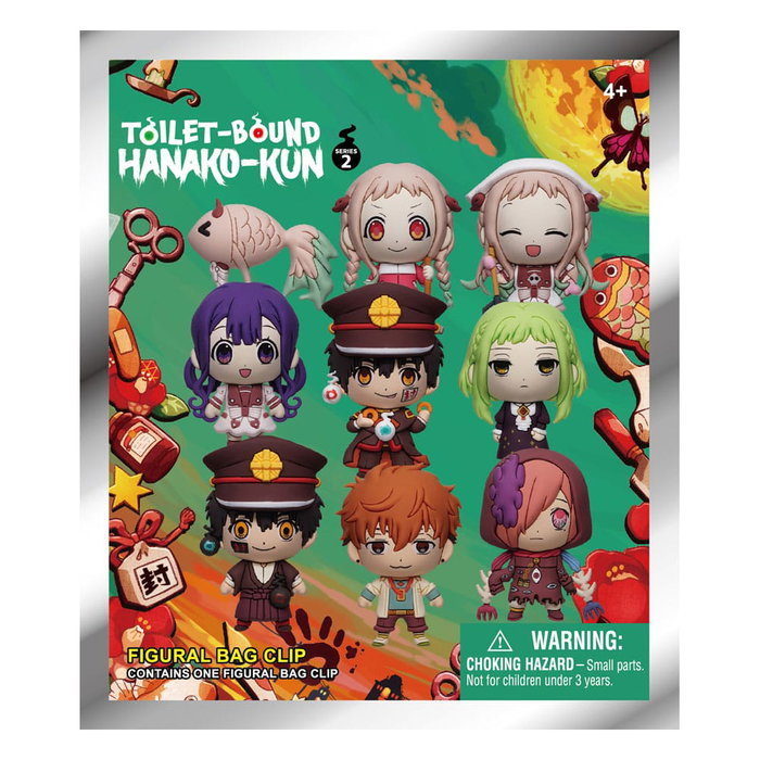 Monogram Int. Présentoir de 24 porte-clés Toilet-Bound Hanako-kun Series 2 en PVC