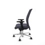 PIQUERAS Y CRESPO Chaise Albacete confidente Synchro, Gris foncé, Aluminium