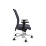 PIQUERAS Y CRESPO Chaise Albacete confidente Synchro, Gris foncé, Aluminium