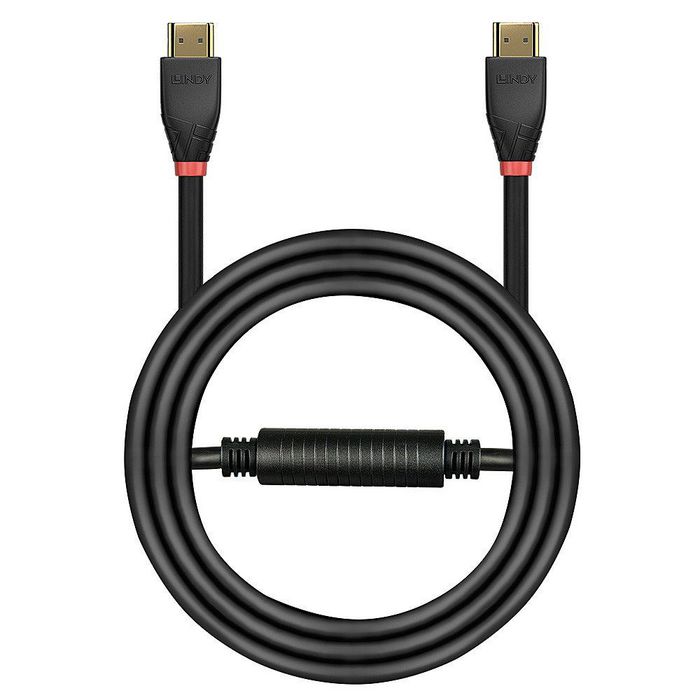 Lindy Câble HDMI 2.0 Actif 18G 4K 60Hz 20m, HDR, CEC, ARC, pour Home Cinéma, Affichage Digital