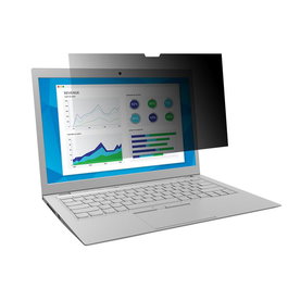 3M PF133W9B Filtre de confidentialité réversible pour ordinateur portable 13.3" (33,8 cm), 16:9, avec fixation COMPLY Flip, anti-reflets et anti-lumière bleue