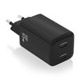 Chargeur mural Aisens ASCH-65W2P040-BK Noir Multicouleur 65 W