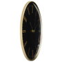 Home Deco Factory Horloge murale silencieuse Luce avec détails dorés