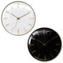 Home Deco Factory Horloge murale silencieuse Luce avec détails dorés