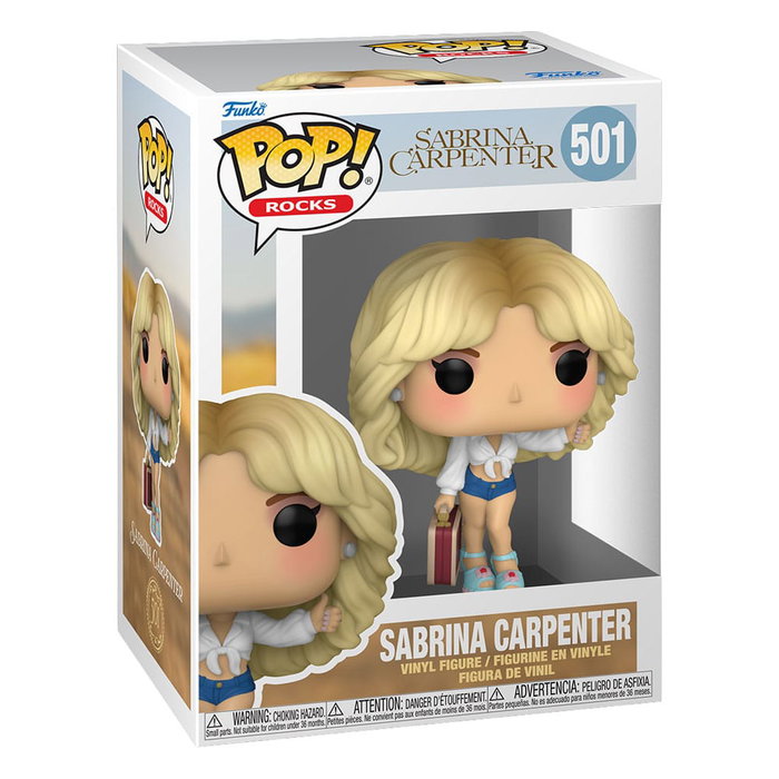 Funko Sabrina Carpenter POP! Rocks Manchild Figurine en Vinyle Funko Sabrina Carpenter POP! Rocks Manchild Figurine en Vinyle